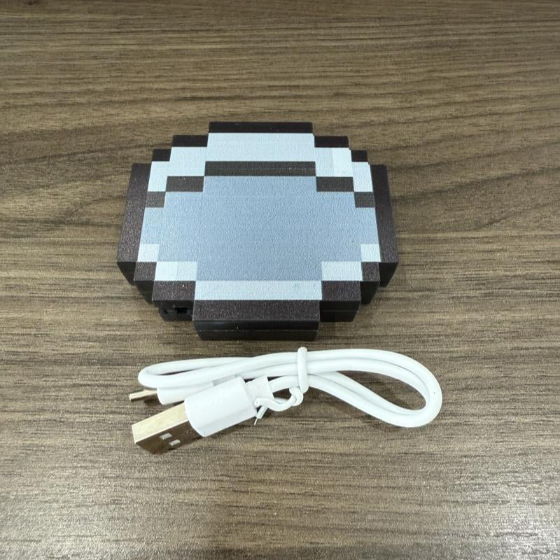 Mc Trendy Pixel Compass Toy Keychain - Perfect for Friends Birthday and Game Lovers (Boys/Girls)