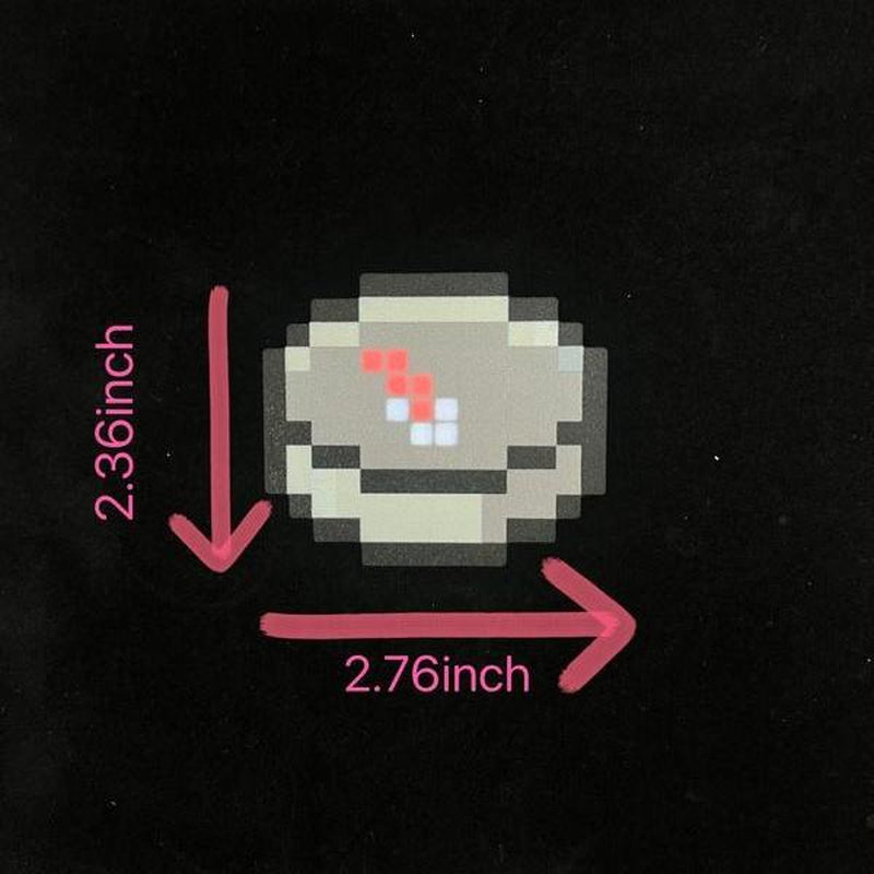 Mc Trendy Pixel Compass Toy Keychain - Perfect for Friends Birthday and Game Lovers (Boys/Girls)